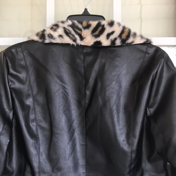 ADORE LEATHER & FAUX FUR JACKET - Picture 8 of 8